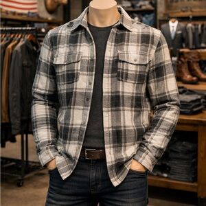 The Flannel That Laughs at Winter 😤🪵